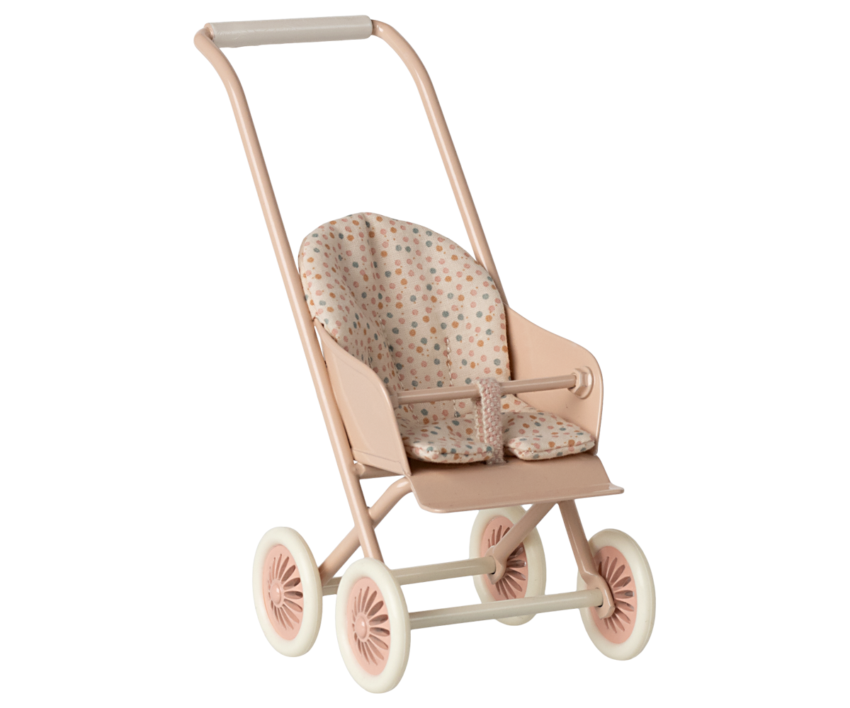 *PRE-ORDER* - Maileg Stroller, Micro, Powder - *ESTIMATED ARRIVAL LATE APRIL 2025*