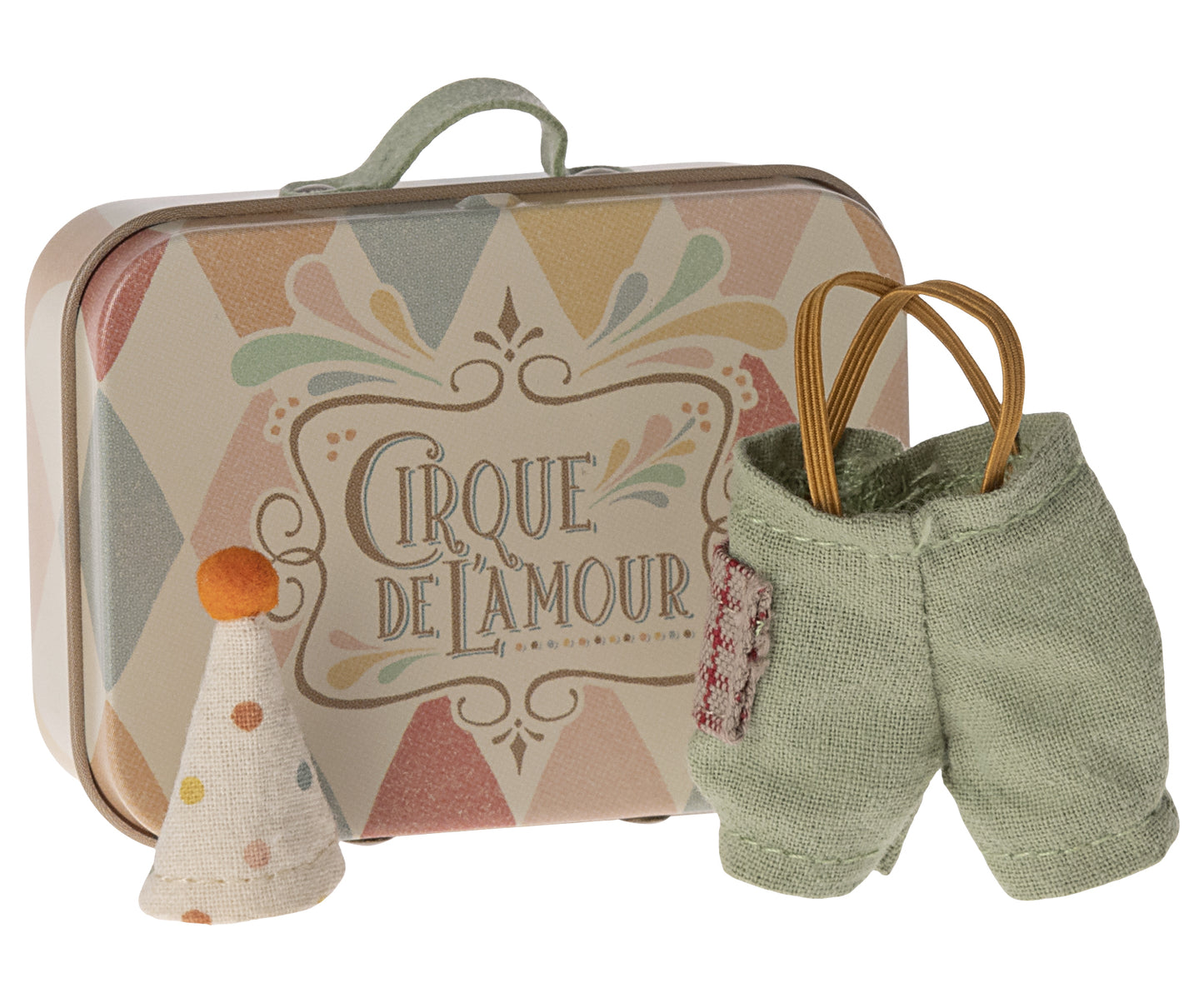 Maileg Clown Clothes In Suitcase, Little Brother