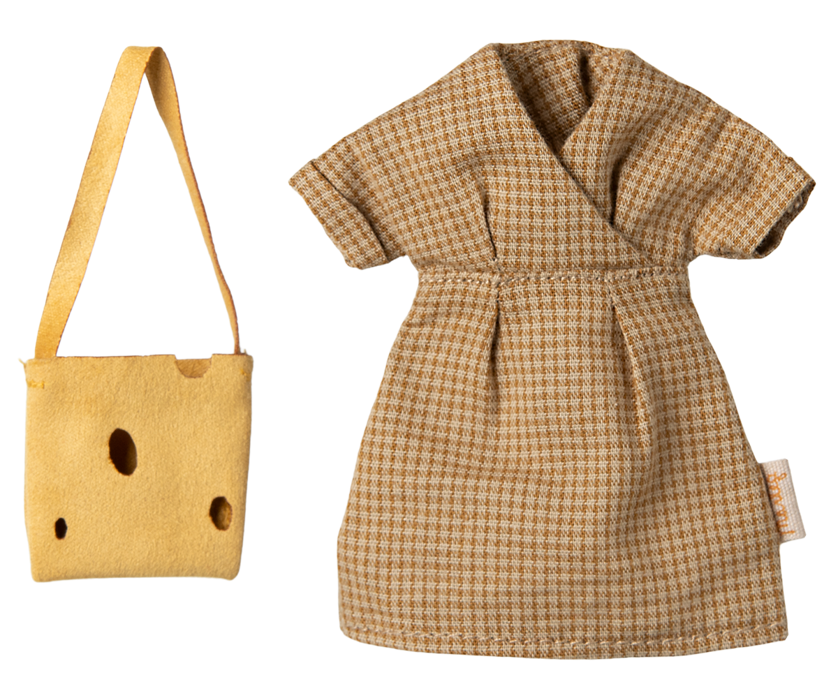 Maileg Dress & Bag, Mum Mouse