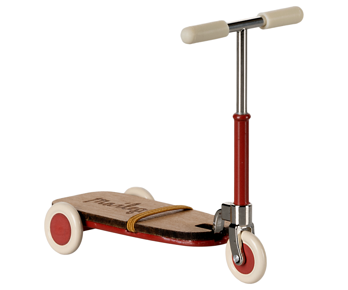 Maileg Kick Board, Mouse, Red