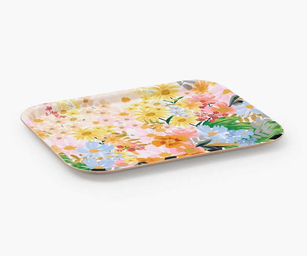 Rifle Paper Co. Marguerite Rectangular Bent Plywood Tray