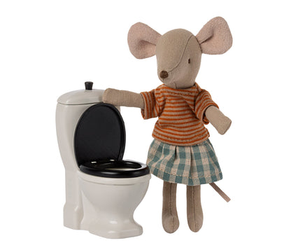 *SECONDS, Flaws In Paintwork (Bubbling, Chips) See Picture 2 For Example* - Maileg Toilet, Mouse