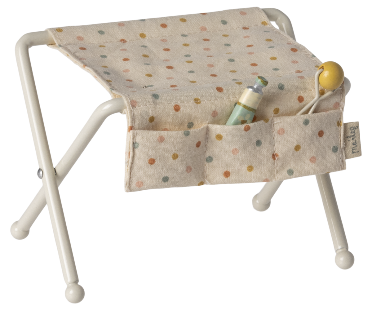 Maileg Nursery Table, Baby Mouse, Off White