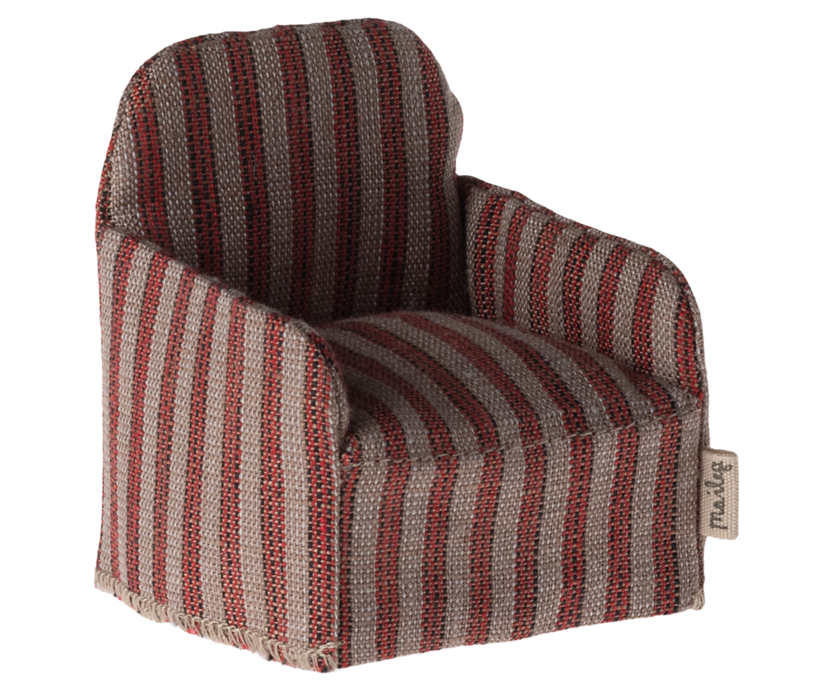 Maileg Chair Mouse, Stripe