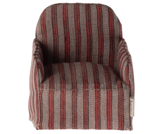 Maileg Chair Mouse, Stripe