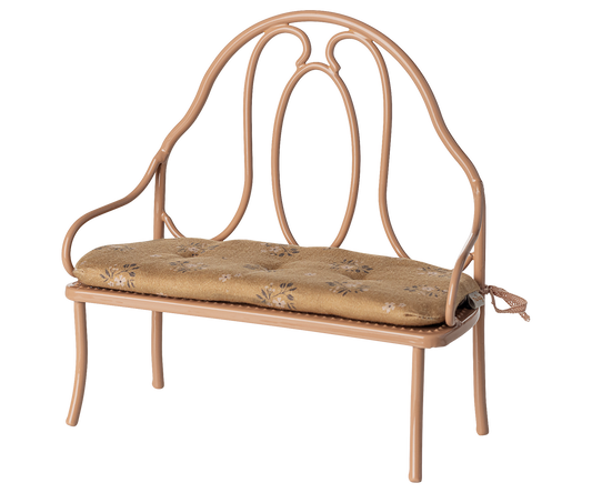 Maileg Bench, Mini - Dark Powder