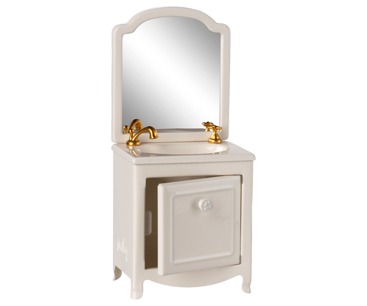 *PRE-ORDER* - Maileg Sink Dresser, Mouse - Off White - *ESTIMATED ARRIVAL EARLY SEPTEMBER 2025*