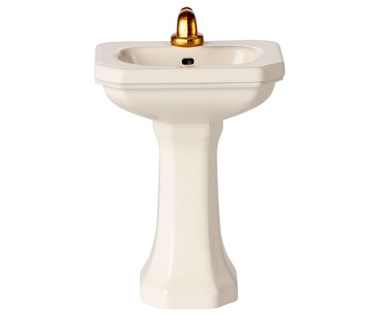 Maileg Bathroom Sink, Mouse - Off White