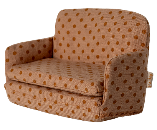 *PRE-ORDER* - Maileg Sofa Bed, Mouse - Dots - *ESTIMATED ARRIVAL MID SEPTEMBER 2025*