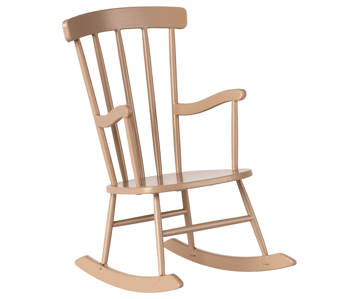Maileg Rocking Chair, Miniature - Dark Sand