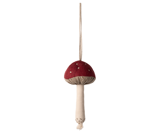 Maileg Tree Ornament, Mushroom, Red