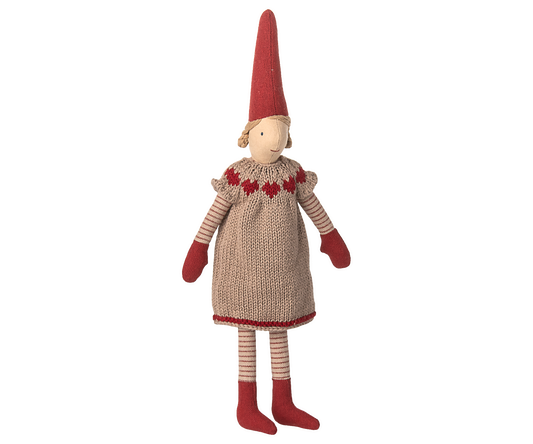 *PRE-ORDER* - Maileg Pixy Size 2, Girl - Knitted Dress - *ESTIMATED ARRIVAL MID OCTOBER 2025*