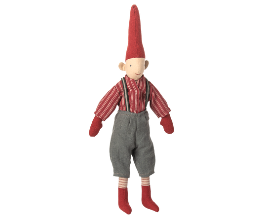 *PRE-ORDER* - Maileg Pixy Size 2, Boy - Red Shirt - *ESTIMATED ARRIVAL MID OCTOBER 2025*