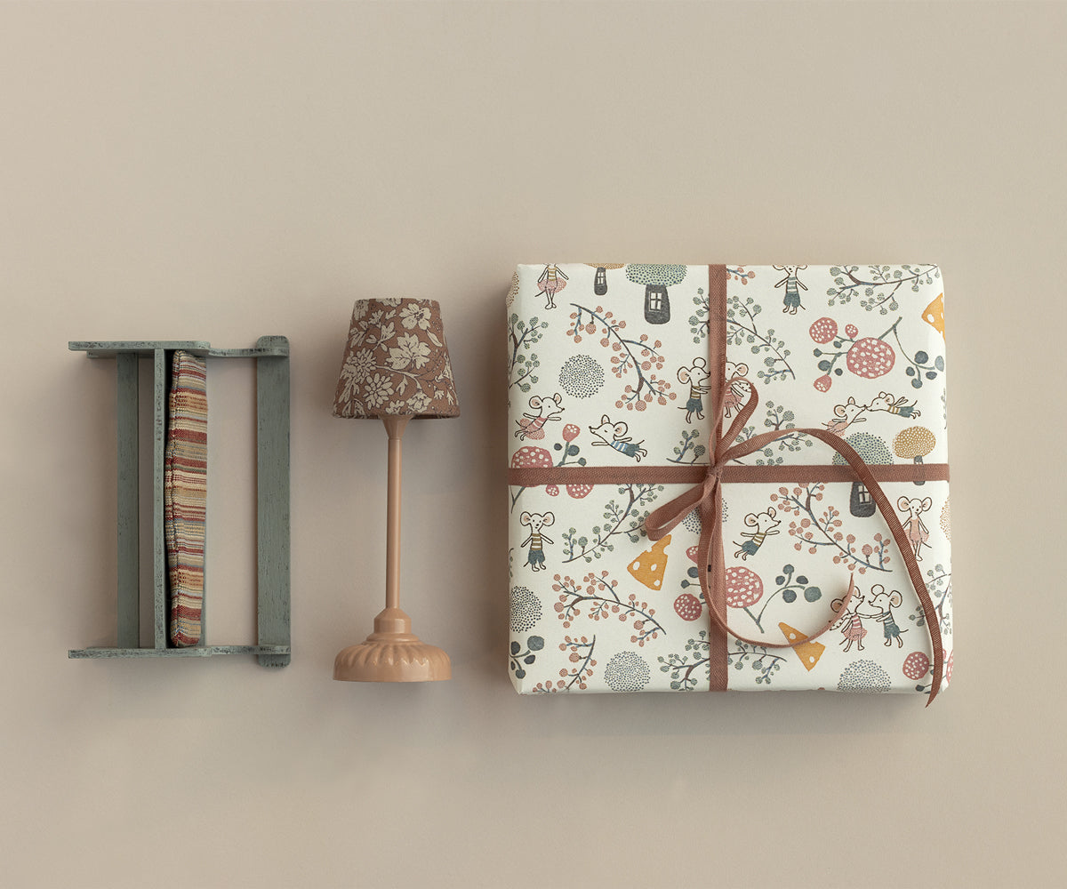 Maileg Gift Wrap - Mice Party, 10 metres