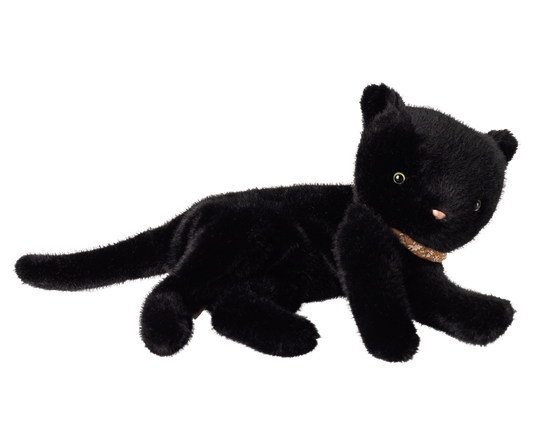 *PRE-ORDER* - Maileg Sleeping Kitten Plush, Medium - Black - *ESTIMATED ARRIVAL MID NOVEMBER 2025*