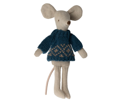 Maileg Knitted Sweater, Dad Mouse