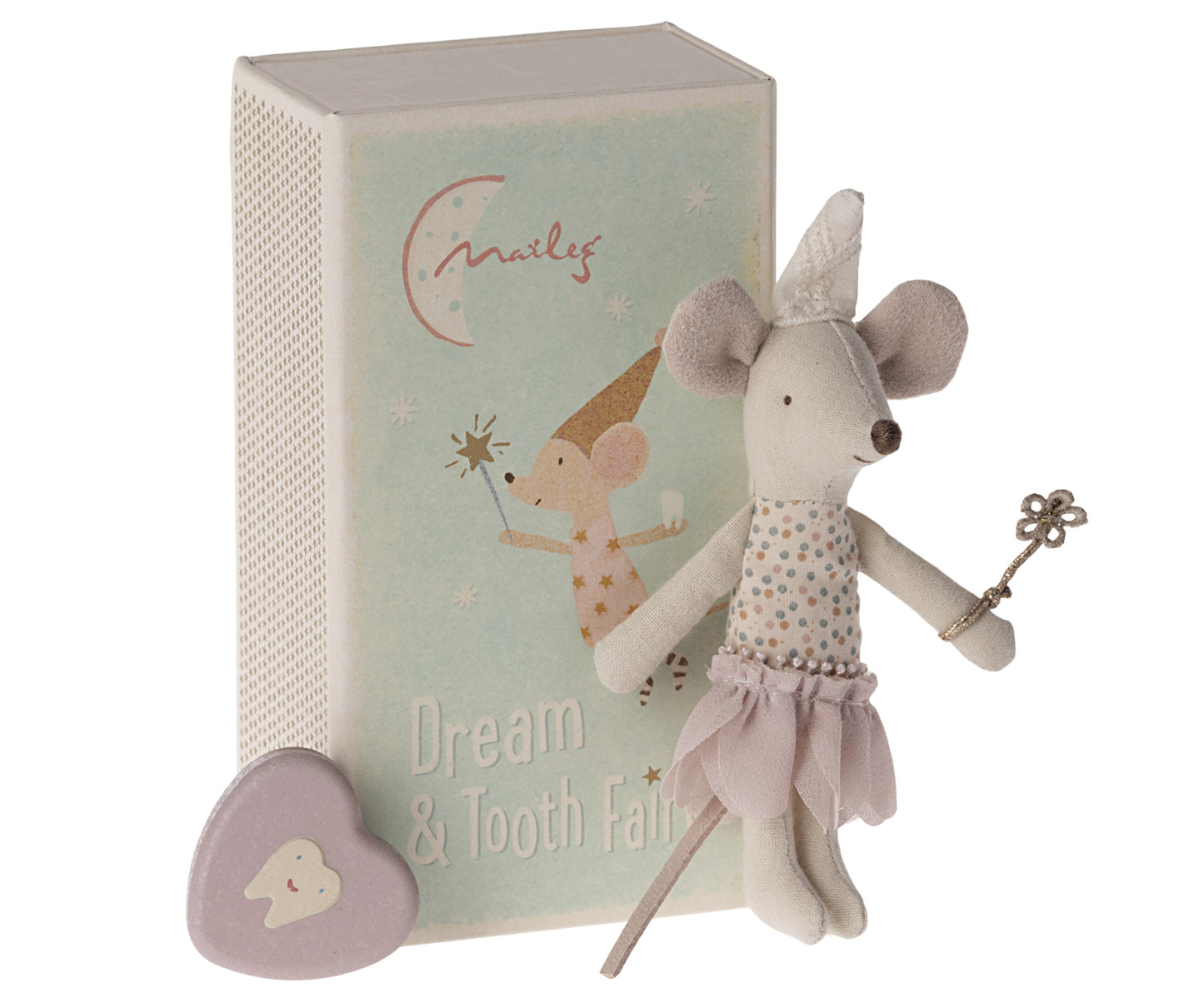 *PRE-ORDER* - Maileg Tooth Fairy Mouse, Little Sister In Matchbox - *ESTIMATED ARRIVAL MID APRIL 2024*