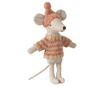 Maileg Knitted Sweater & Hat, Big Sister Mouse