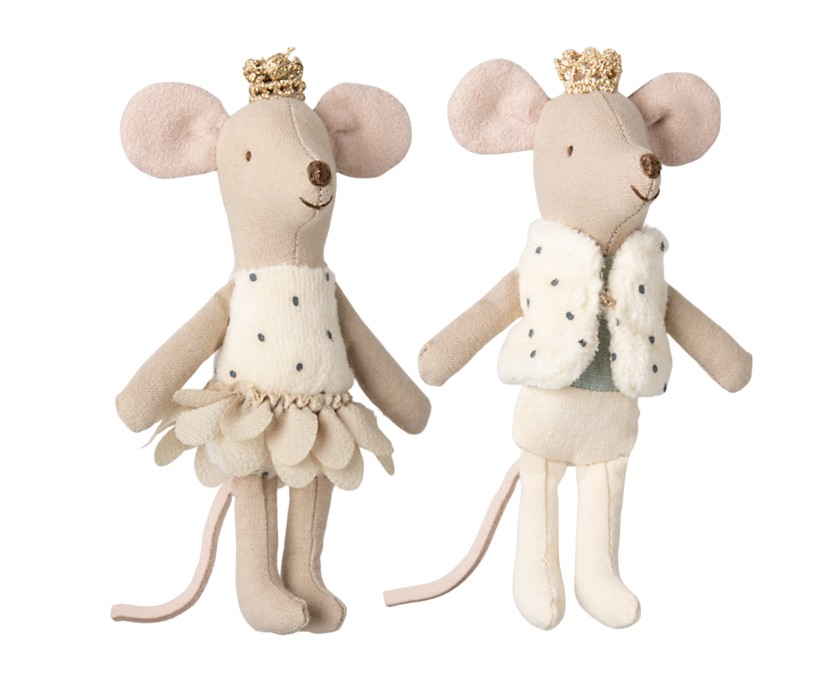 *PRE-ORDER* - Maileg Royal Twin Mice, Little Sister & Brother In Matchbox - *ESTIMATED ARRIVAL LATE JANUARY 2025*