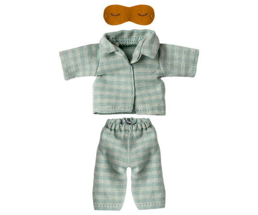 *PRE-ORDER* - Maileg Pyjamas, Dad Mouse - Mint/Sand - *ESTIMATED ARRIVAL EARLY SEPTEMBER 2025*