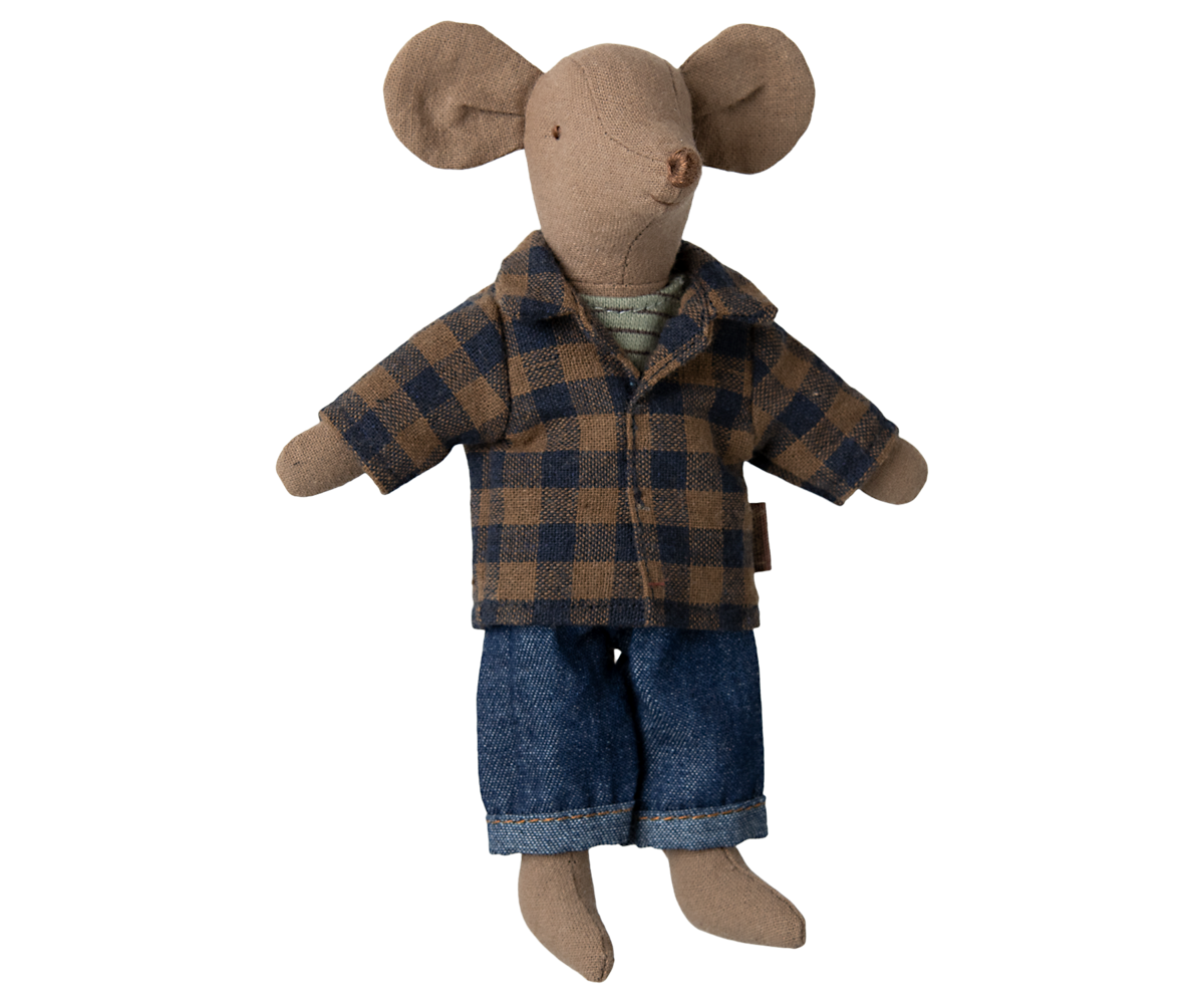 *PRE-ORDER* - Maileg Dad Mouse, Light Brown- *ESTIMATED ARRIVAL MID MARCH 2025*