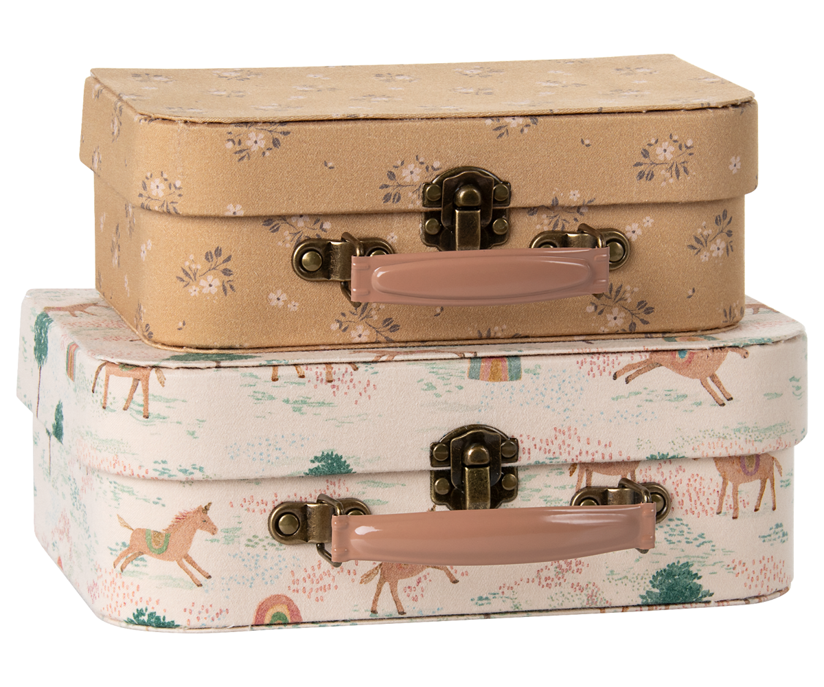 Maileg Suitcase Set, 2 Pieces - Unicorn
