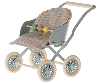 *FREE GIFT WRAPPING* - Maileg Twins, Baby Mice In Matchbox & Stroller Bundle, Blue Bundle - Worth £61.50