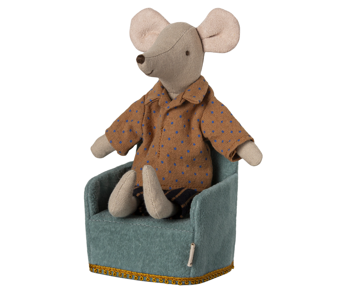 *PRE-ORDER* - Maileg Folding Chair, Mouse, Mint - *ESTIMATED ARRIVAL MID FEBRUARY 2025*