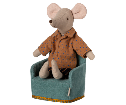 *PRE-ORDER* - Maileg Folding Chair, Mouse, Mint - *ESTIMATED ARRIVAL MID FEBRUARY 2025*