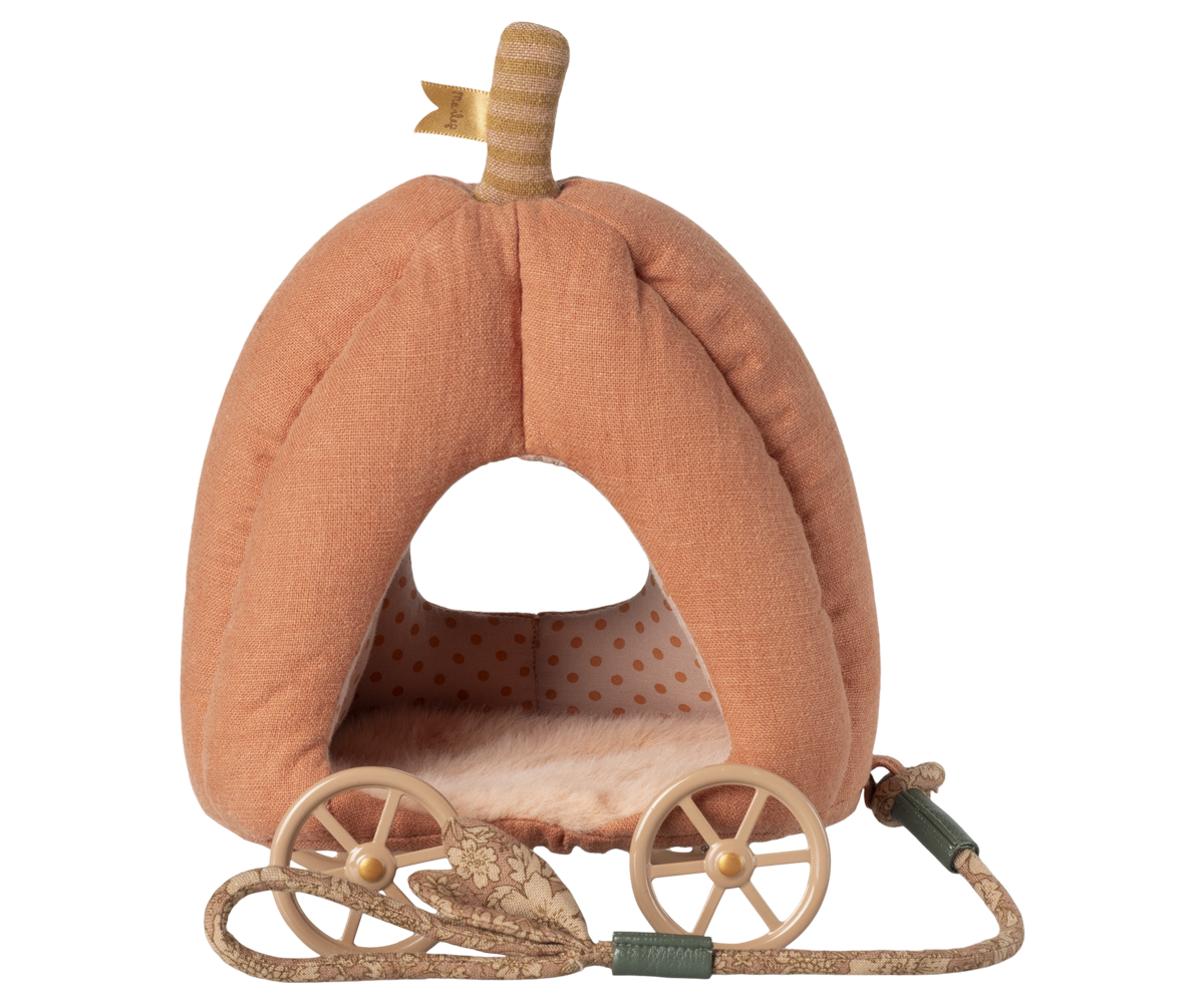 Maileg Pumpkin Carriage, Mouse