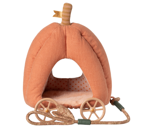 Maileg Pumpkin Carriage, Mouse