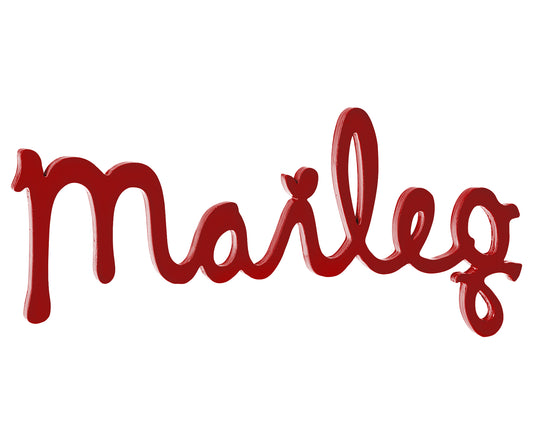 Maileg Wooden Logo, Red