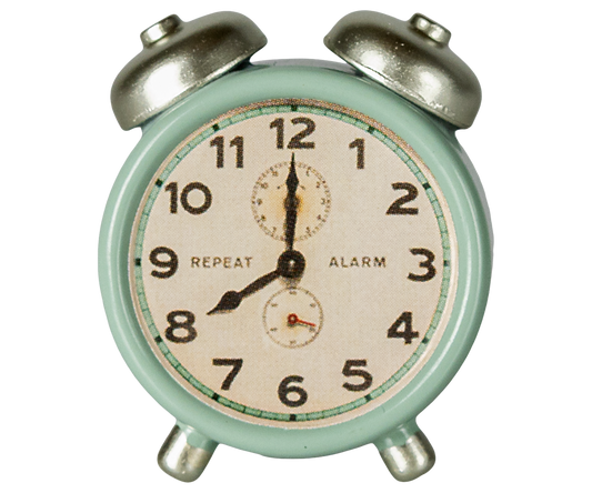 Maileg Alarm Clock, Mouse, Mint