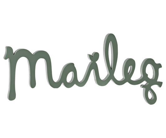 Maileg Wooden Logo, Mint