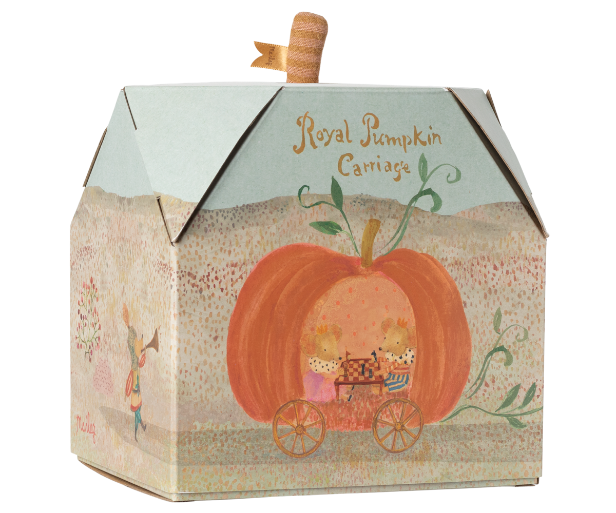 Maileg Pumpkin Carriage, Mouse