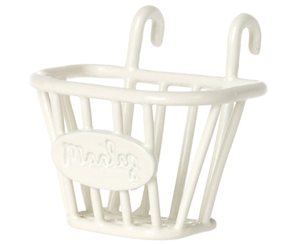 Maileg Mimie Mouse, Big Sister With Abri A Tricycle (Coral) & Basket Bundle - Worth £58.75