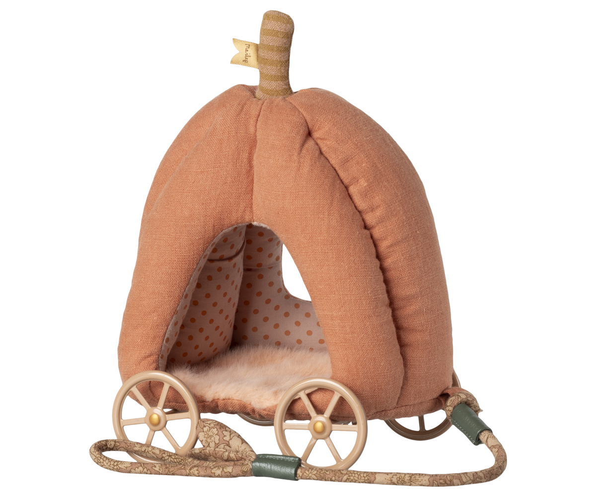 Maileg Pumpkin Carriage, Mouse