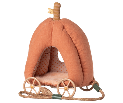 Maileg Pumpkin Carriage, Mouse