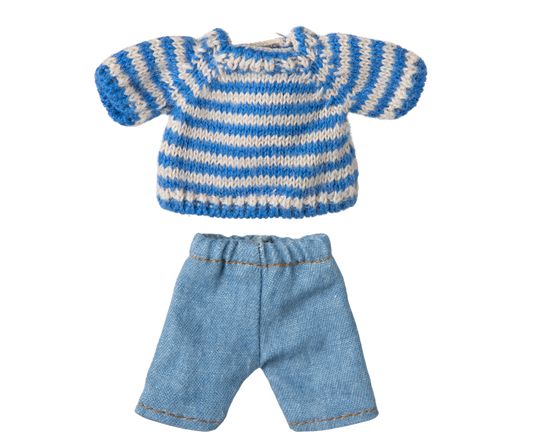 *PRE-ORDER* - Maileg Knitted Sweater & Pants, Big Brother - *ESTIMATED ARRIVAL EARLY MARCH 2025*