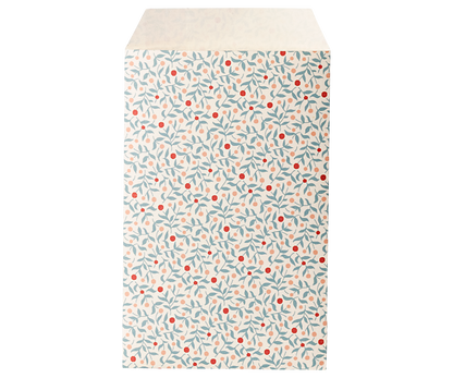 Maileg Berry Branches Dusty Blue Envelope Gifting Bags - Set Of Five
