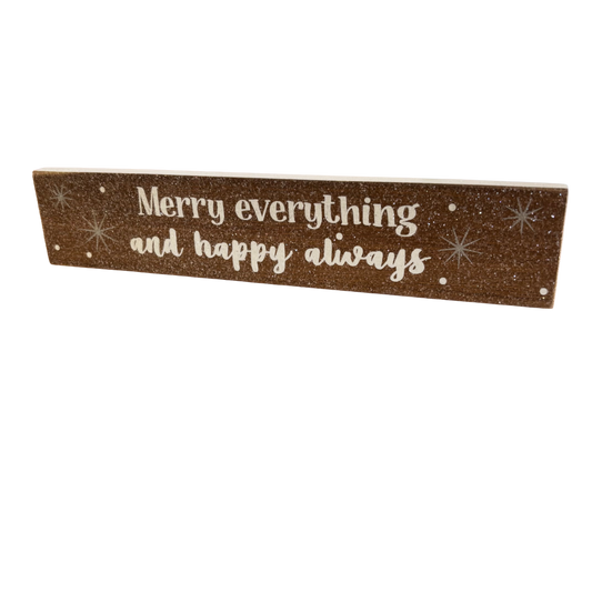 Langs - Merry everything and happy always… Christmas Plaque