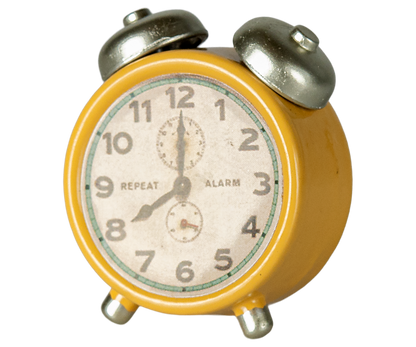 Maileg Alarm Clock, Mouse, Yellow