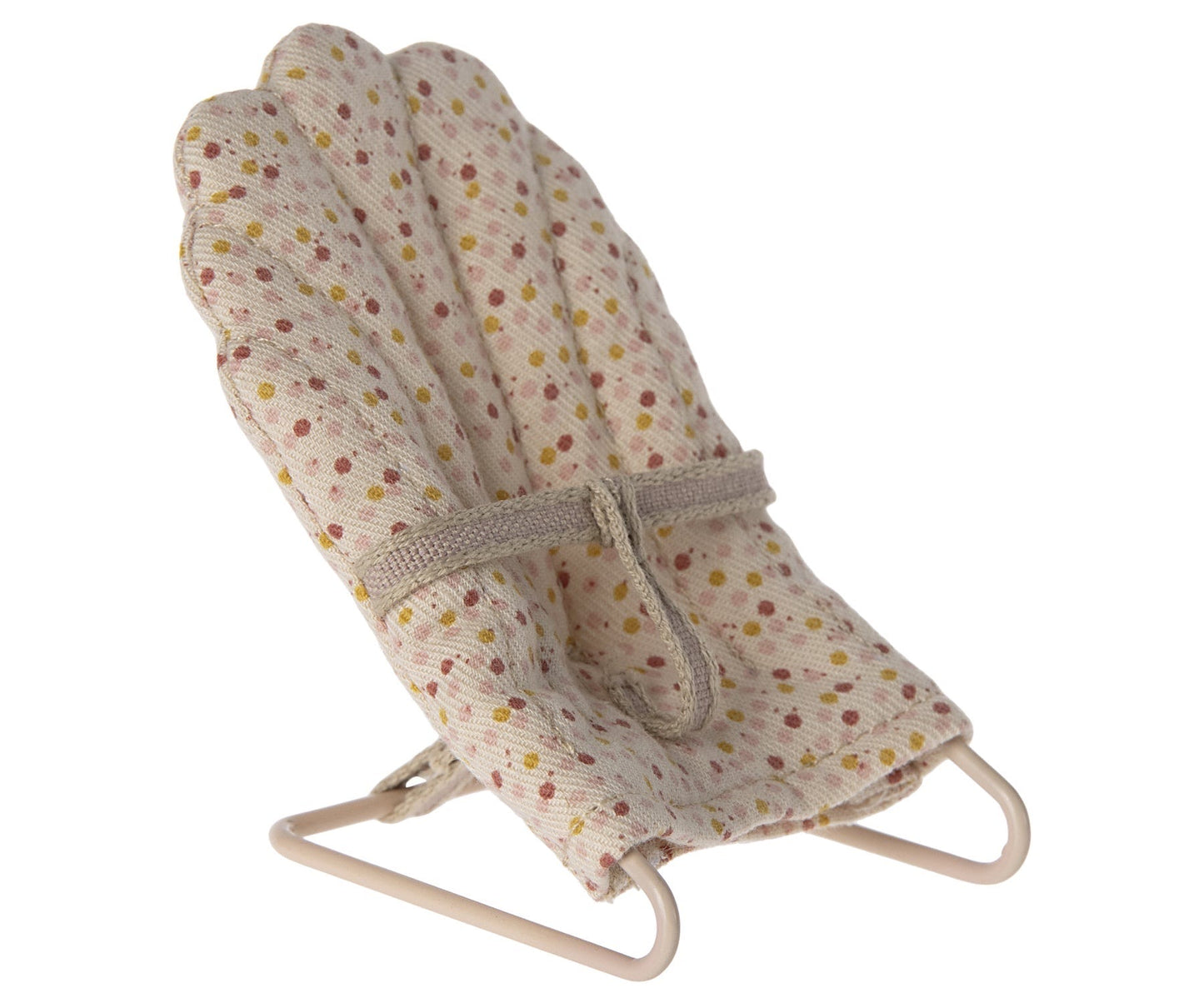 Maileg Rabbit, MY (Light Blue Check) & Cradle (Blue Mint) Nursery Bundle  - Worth £51