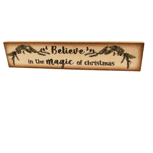 Langs - Believe in the magic of Christmas… Christmas Plaque