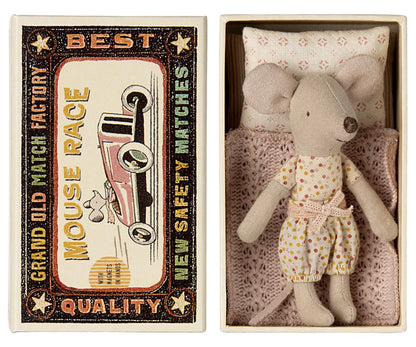 Maileg Big & Little Sister/Brother With Magnetic Hands In Matchbox Bundle (One Of Each) - Worth £105.50