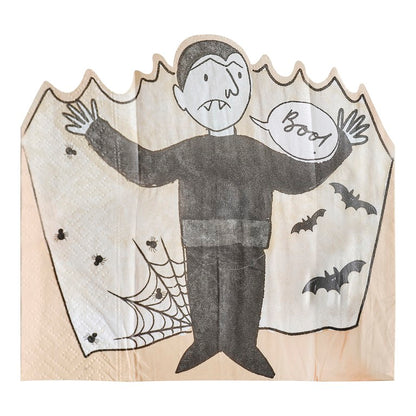 Ginger Ray 16 Vampire Halloween Paper Party Napkins