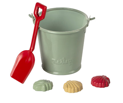 Maileg Beach Set: Shovel, Bucket & Shells