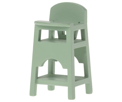 Maileg High Chair,  Mouse - Mint