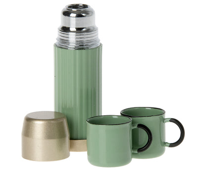 Maileg Thermos & Cups, Mint