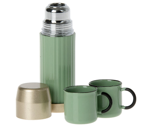 Maileg Thermos & Cups, Mint